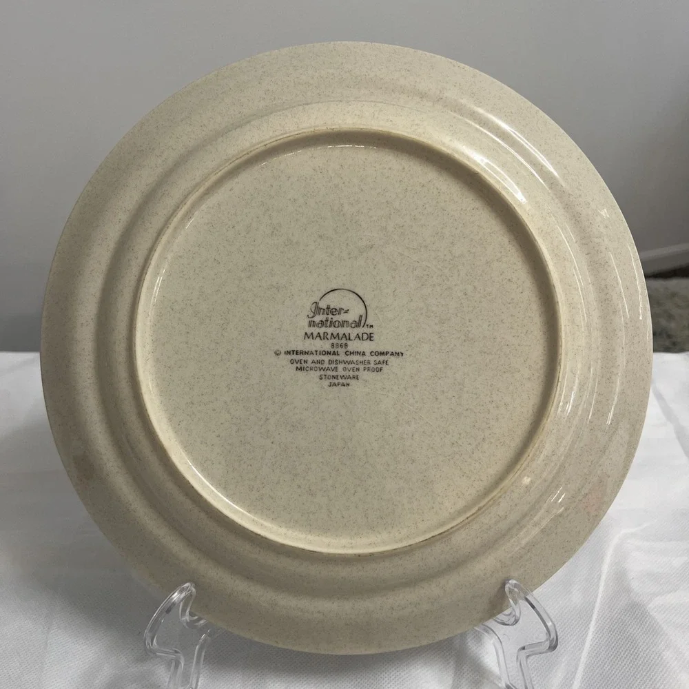 International Marmalade Stoneware Serving Platter Plate Geese Country Cottage